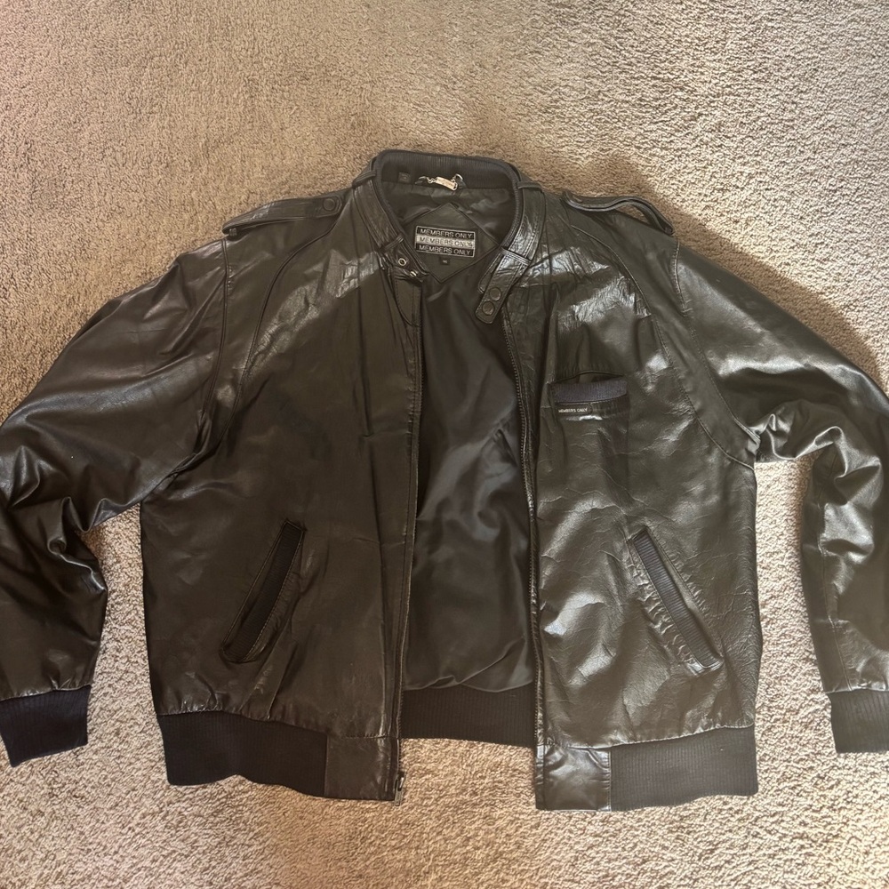 Members Only Leather Jacket